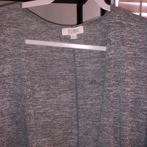 Solid grey lularoe Sarah large - Picture 2 of 2